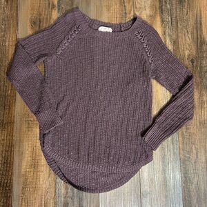 Pink Republic Purple Knit Sweater Sz L